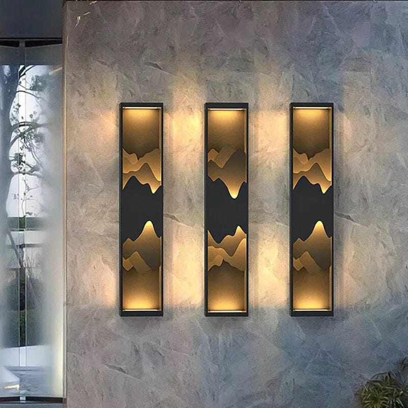 Aplique de pared exterior Negala en una fachada moderna – imagen 5