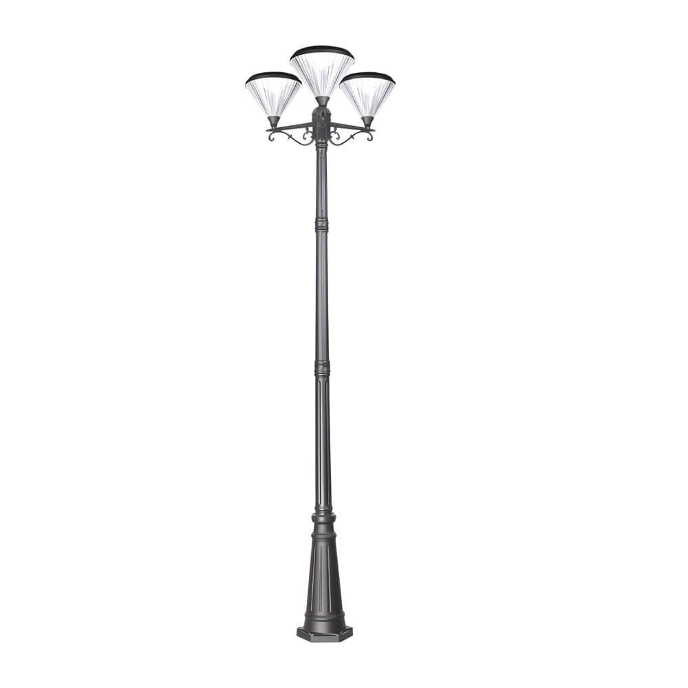 Farola solar de jardín Iranza – vista principal