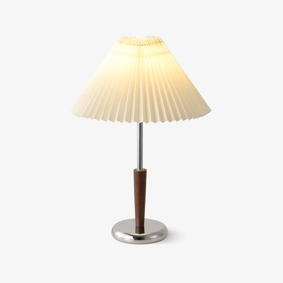 Lámpara de mesa con pantalla plisada Ivenna – vista principal