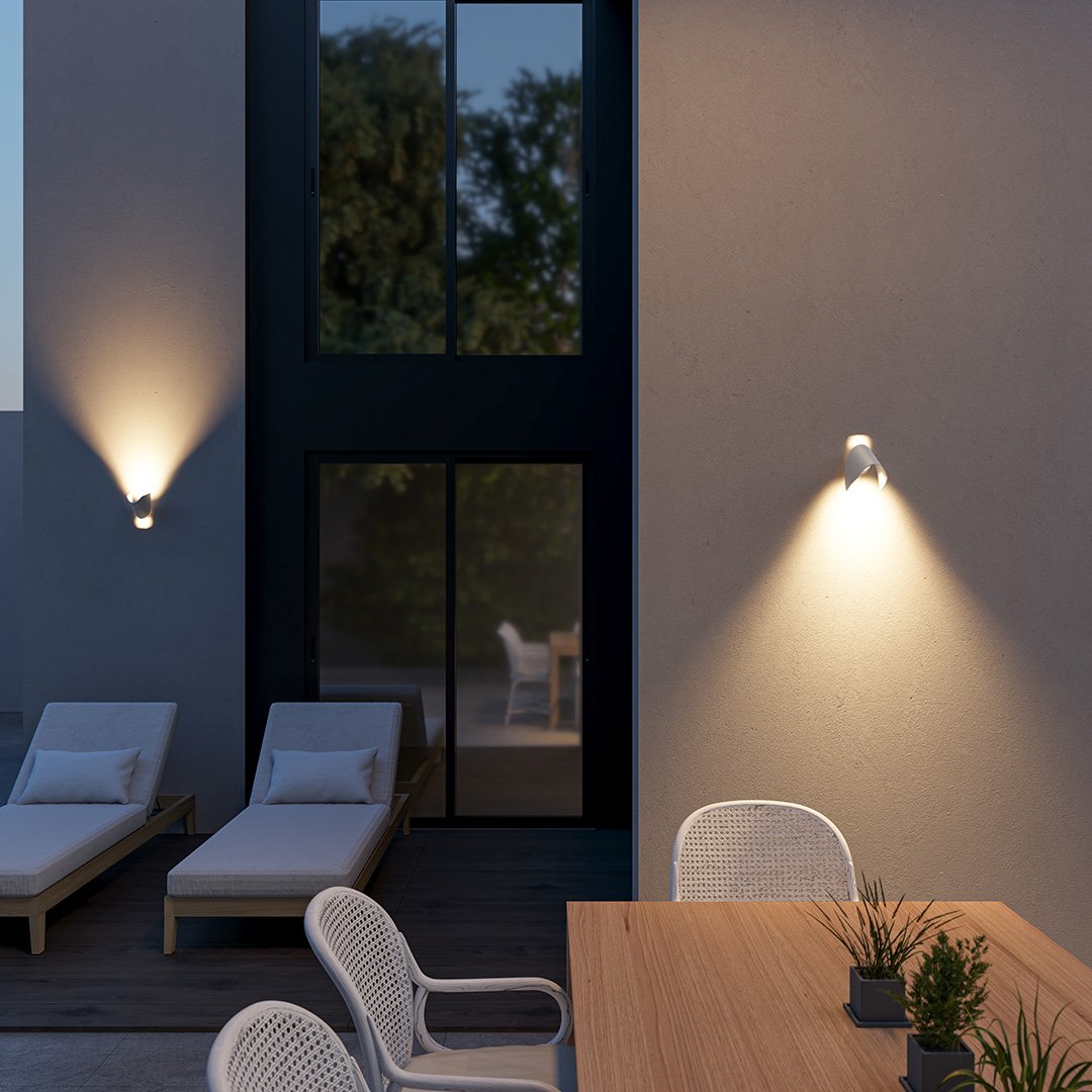 Aplique de pared orientable Jovira – blanco orientado en otra dirección