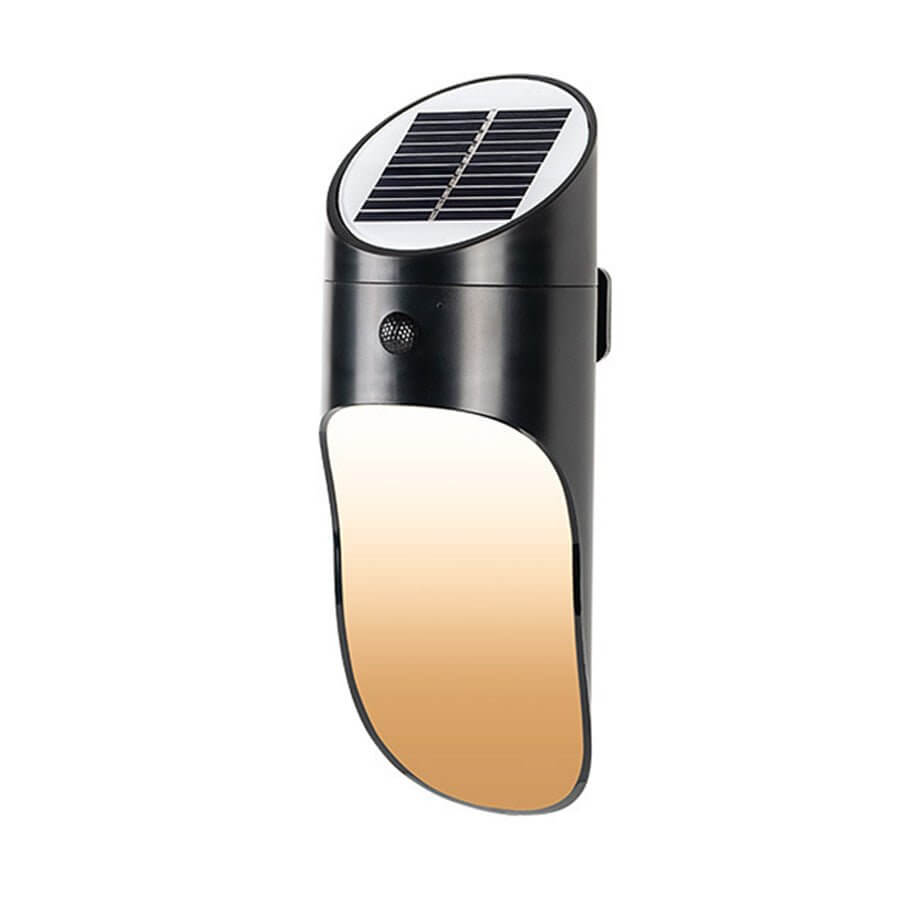 Kilama - Aplique Solar de Pared Exterior LED con Sensor de Movimiento