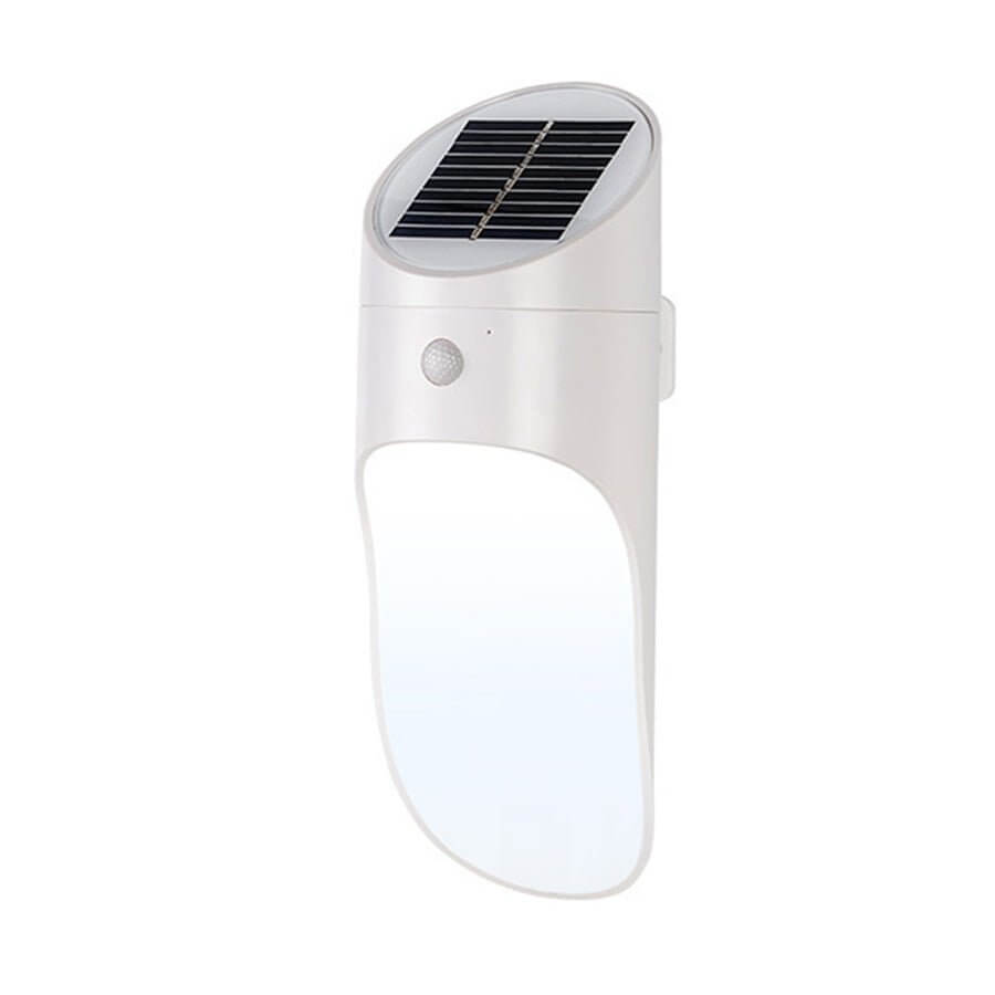 Aplique solar de pared exterior Kilama – blanco luz fría