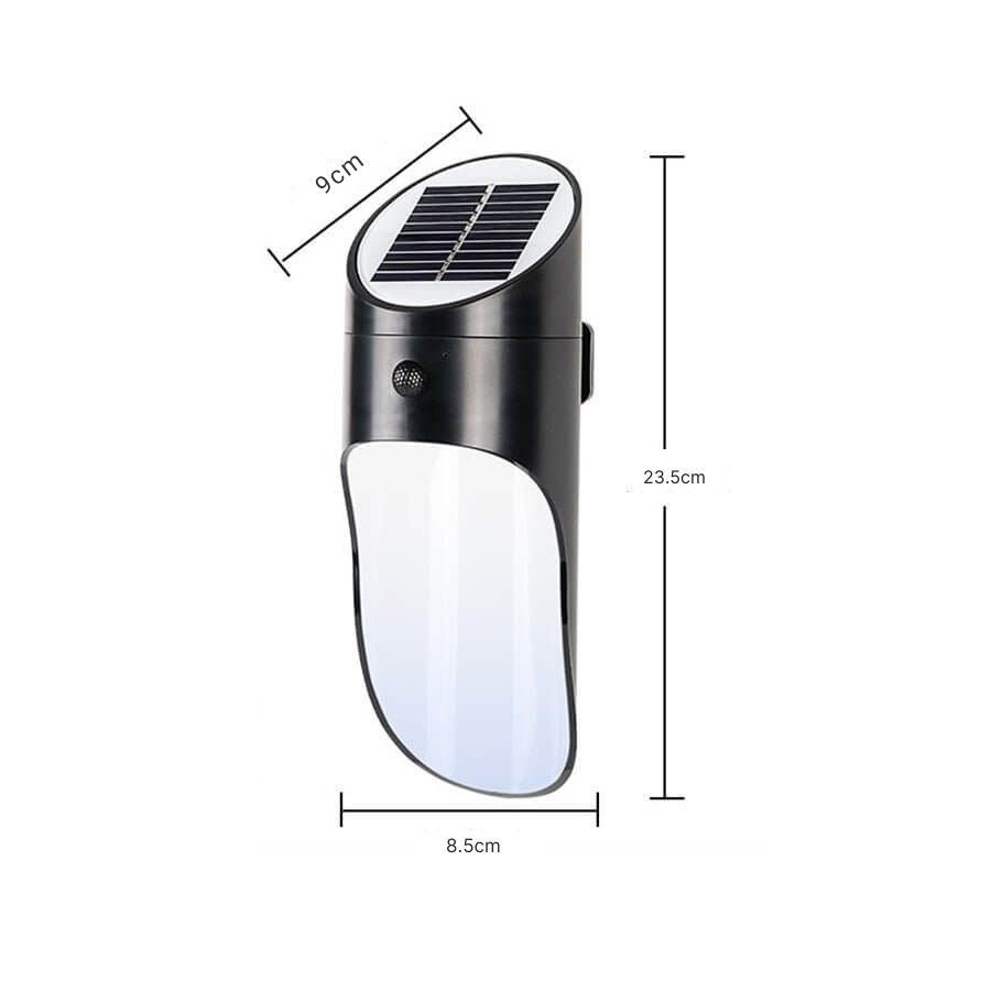 Aplique solar de pared exterior Kilama – medidas