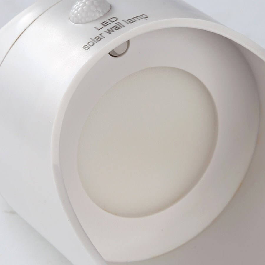 Aplique solar de pared exterior Kilama – detalle del difusor