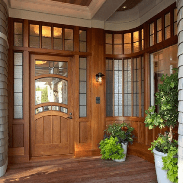 Aplique de pared exterior Kostela industrial – junto a una puerta de entrada