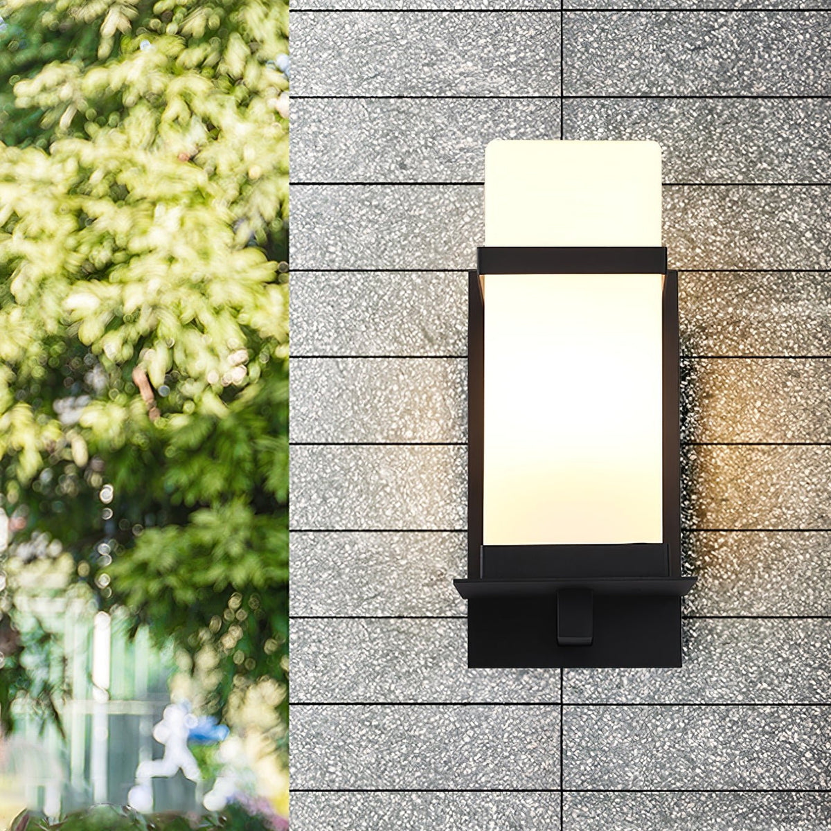 Aplique de pared exterior Lacira en una fachada – imagen 10