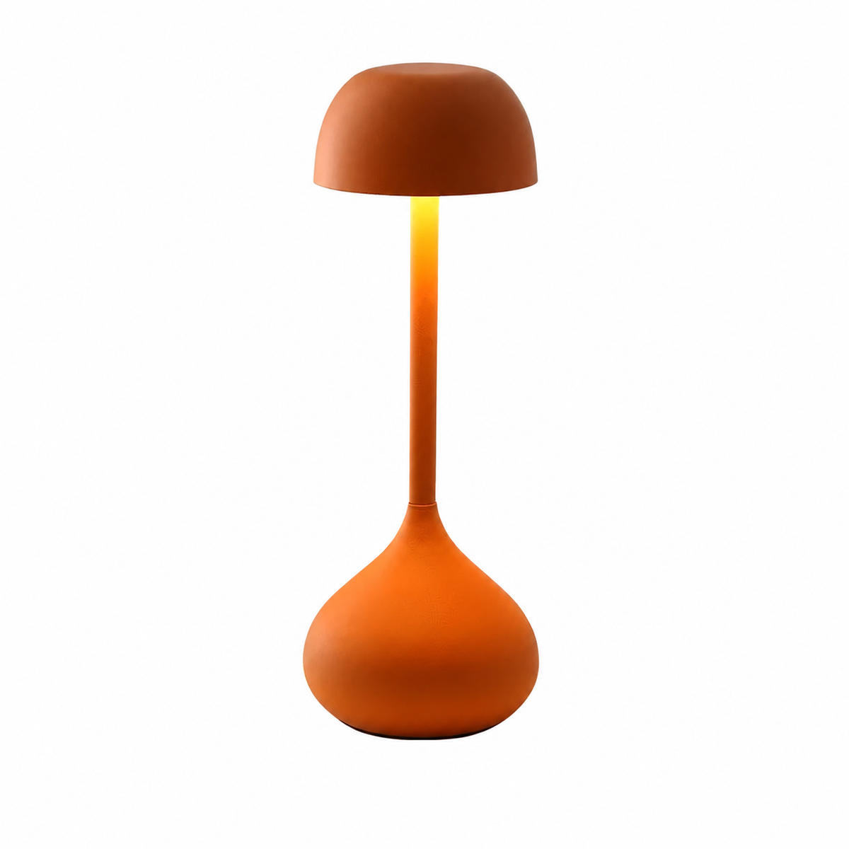 Lámpara de mesa LED recargable Dagota – naranja