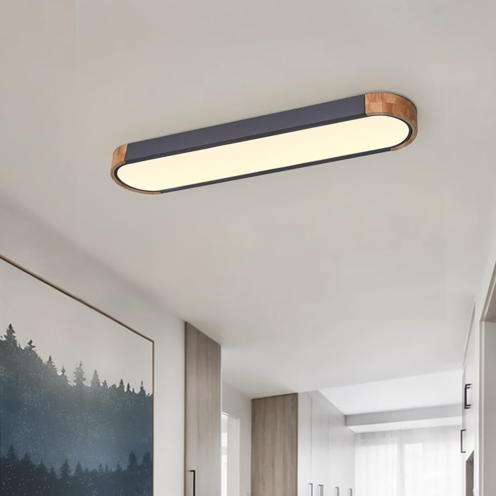 Plafón LED ovalado Hayela – vista principal