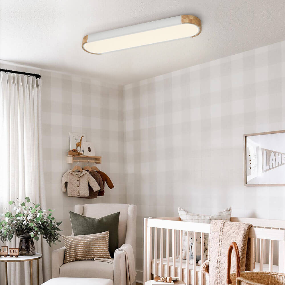 Plafón LED ovalado Hayela – blanco