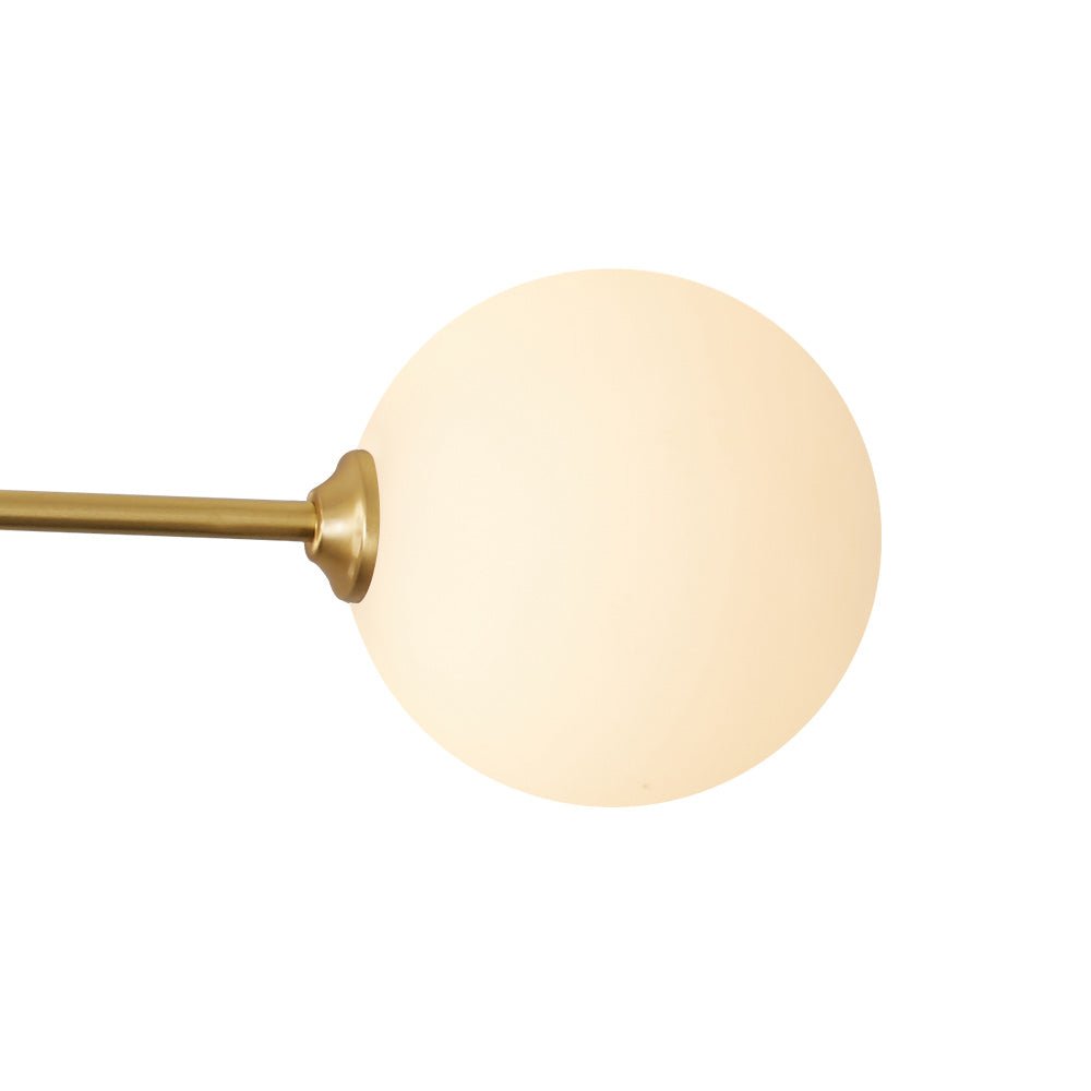 Lámpara sputnik lineal Uranela en un salón mid-century – imagen 8