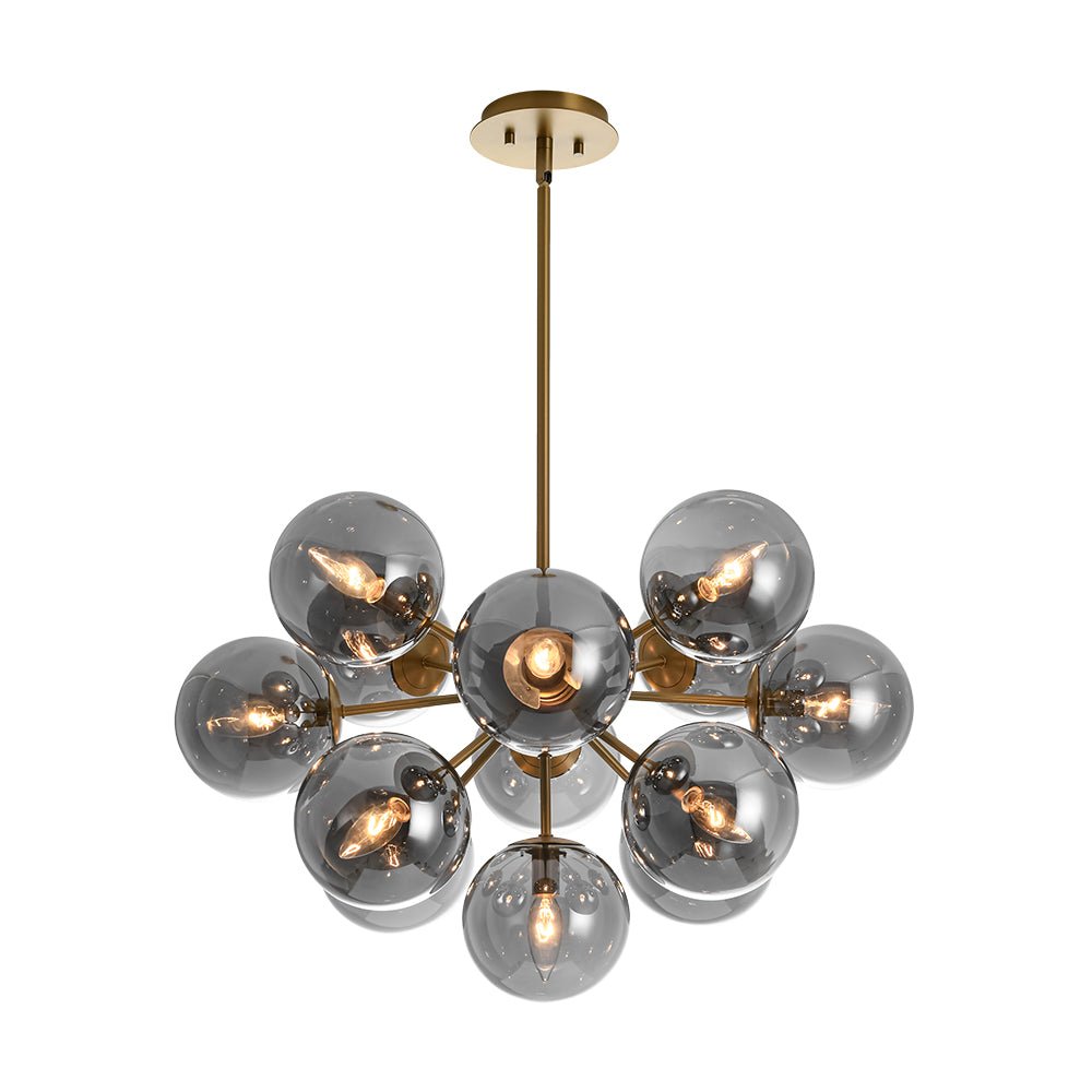 Lámpara de araña sputnik Humela en un comedor elegante – imagen 11