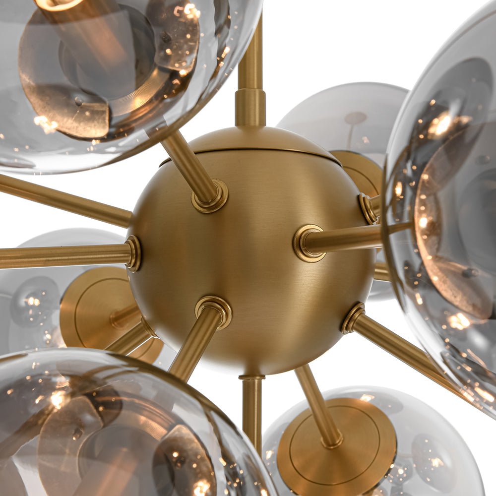 Lámpara de araña sputnik Humela en un comedor elegante – imagen 19
