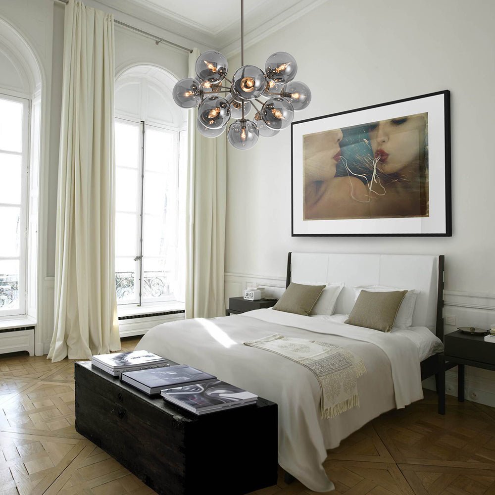 Lámpara de araña sputnik Humela en un comedor elegante – imagen 7