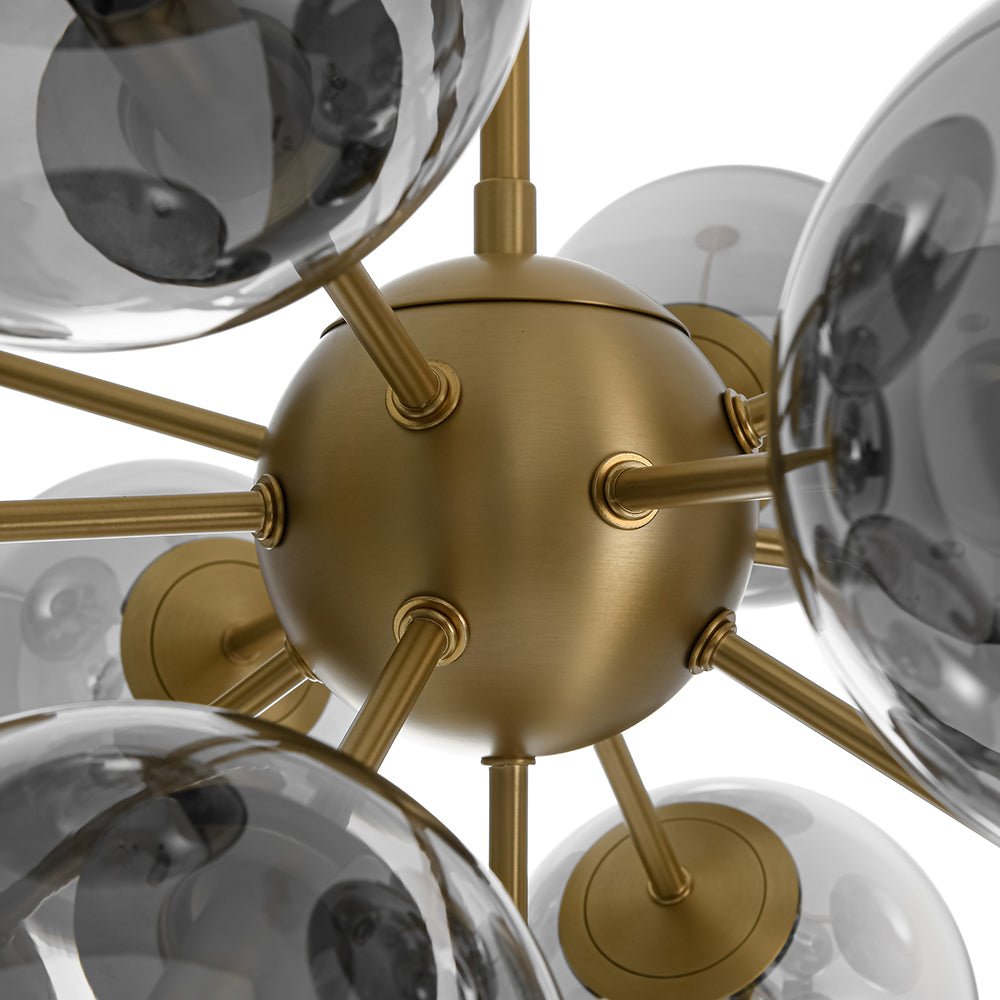Lámpara de araña sputnik Humela en un comedor elegante – imagen 20