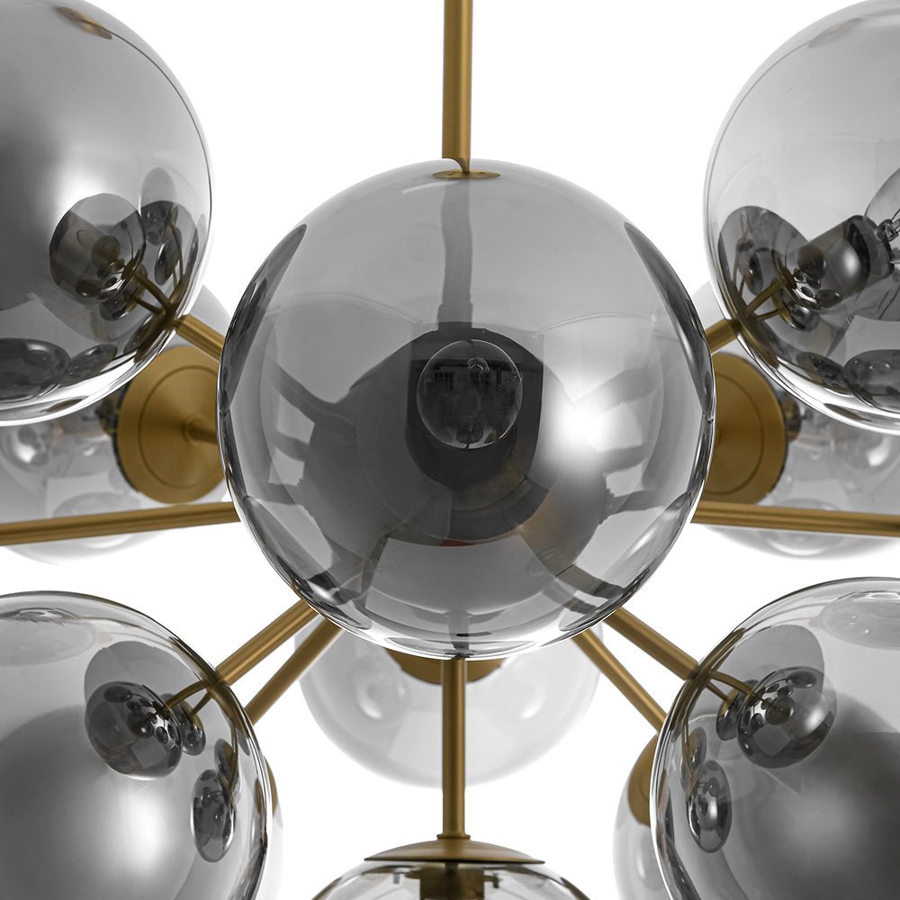 Lámpara de araña sputnik Humela en un comedor elegante – imagen 22