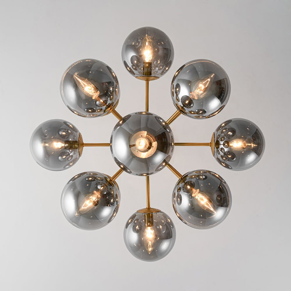 Lámpara de araña sputnik Humela en un comedor elegante – imagen 23
