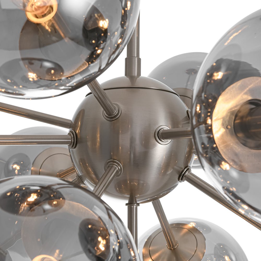 Lámpara de araña sputnik Humela en un comedor elegante – imagen 33
