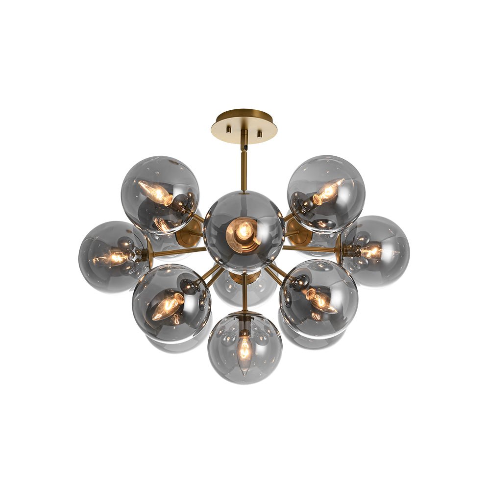Lámpara de araña sputnik Humela en un comedor elegante – imagen 13