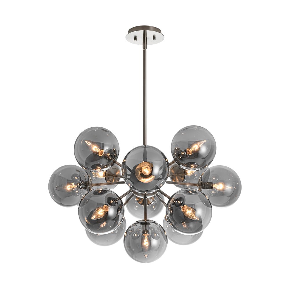 Lámpara de araña sputnik Humela en un comedor elegante – imagen 26