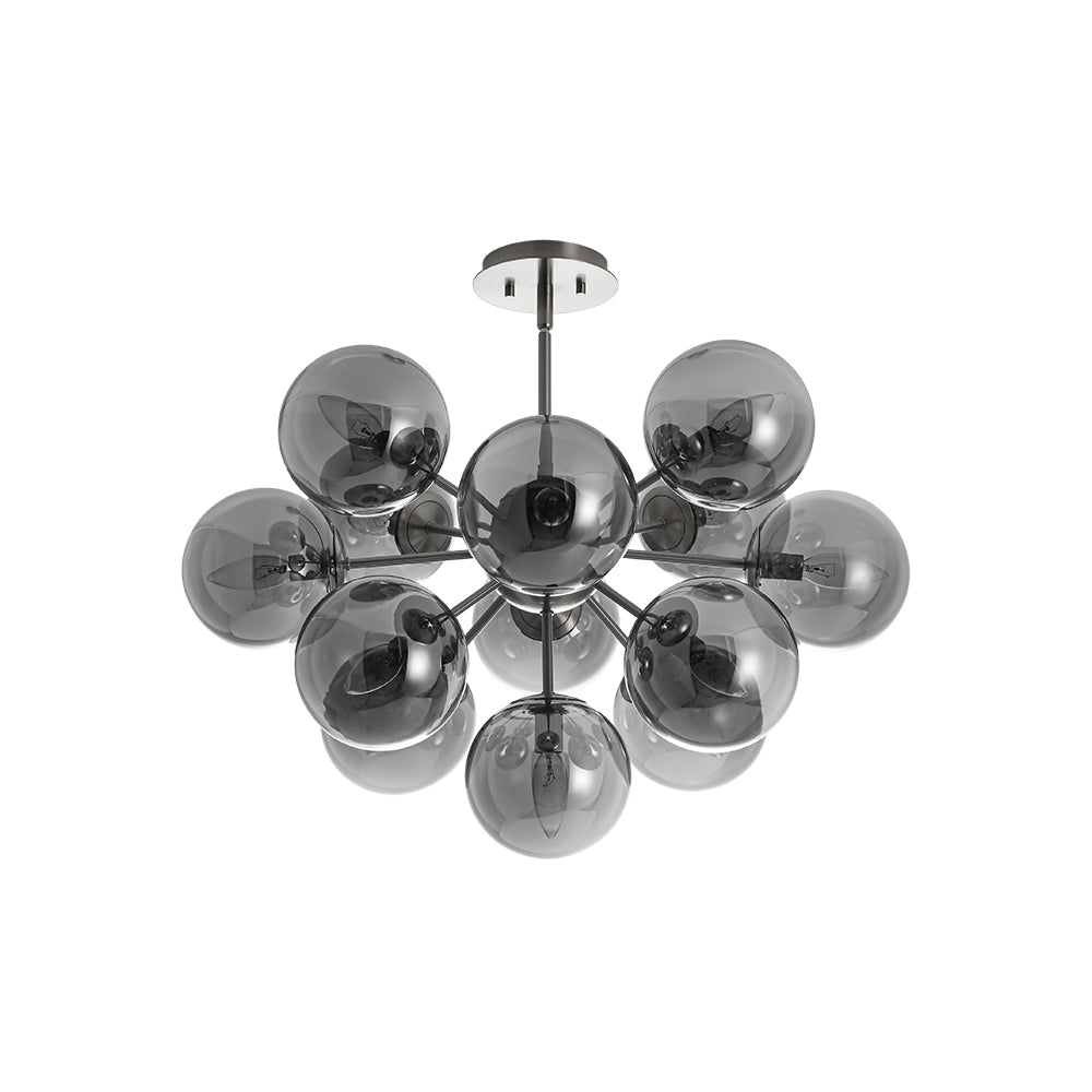Lámpara de araña sputnik Humela en un comedor elegante – imagen 28