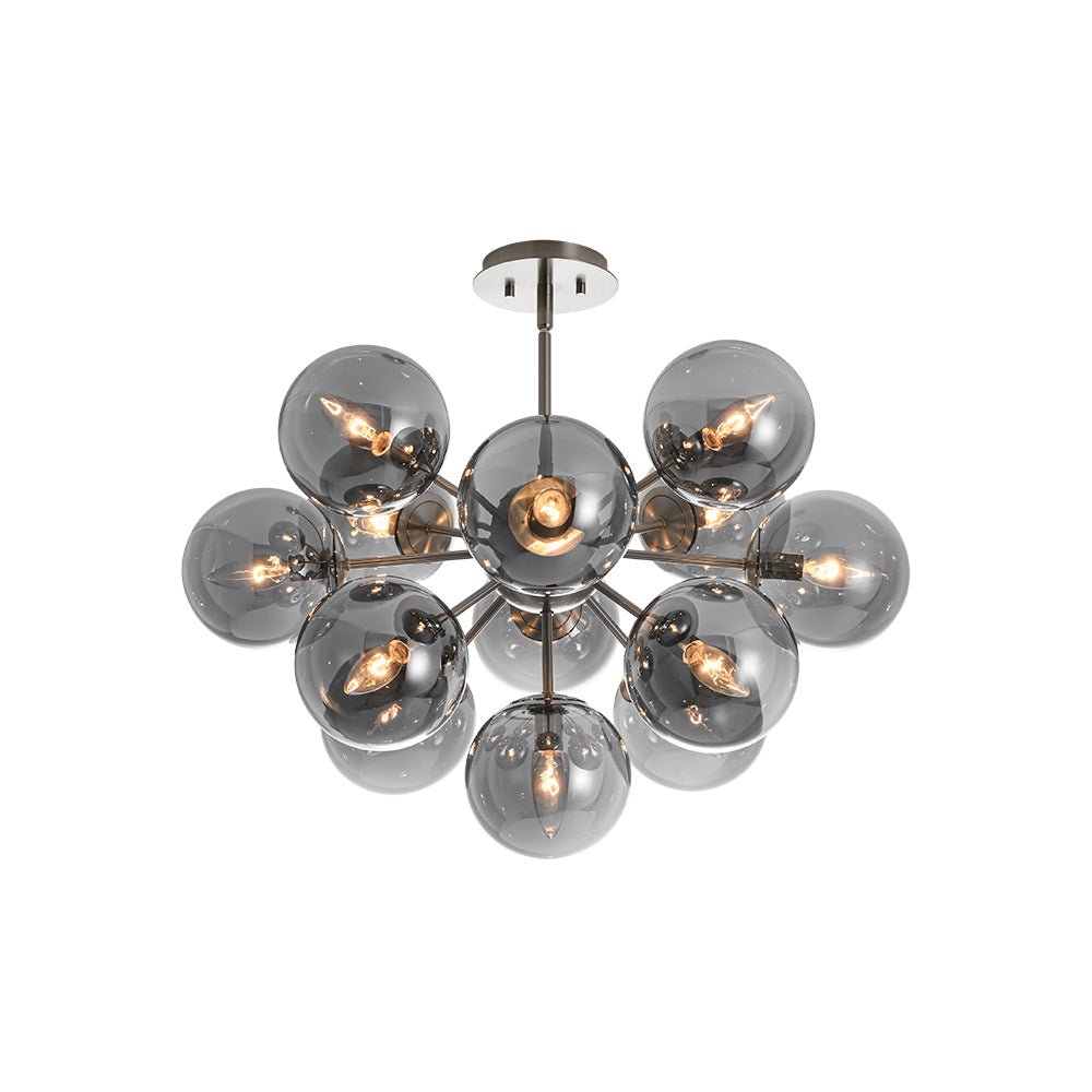 Lámpara de araña sputnik Humela en un comedor elegante – imagen 27