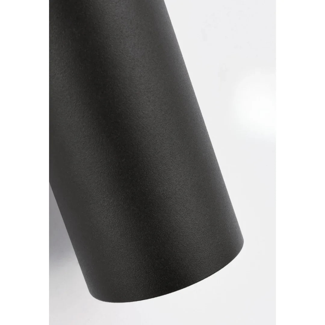 Aplique de pared exterior Mecira – detalle del acabado anodizado