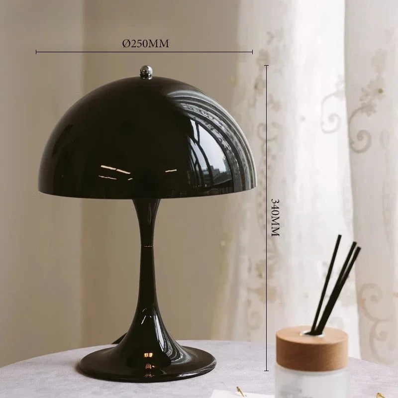 Lámpara de mesa seta Moriel en un salón acogedor – imagen 7