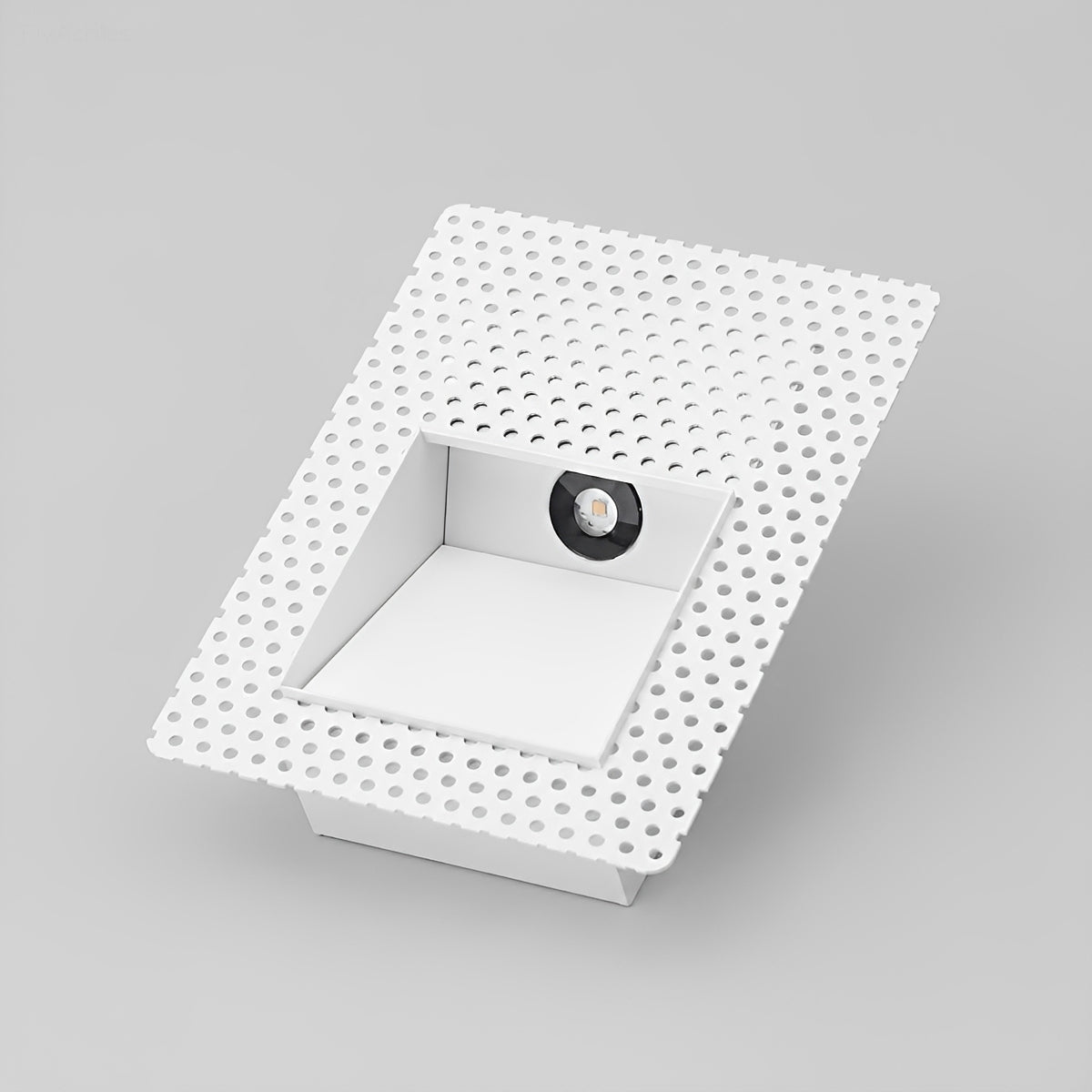 Aplique LED empotrable para escaleras Alpaso en una escalera de casa – imagen 13