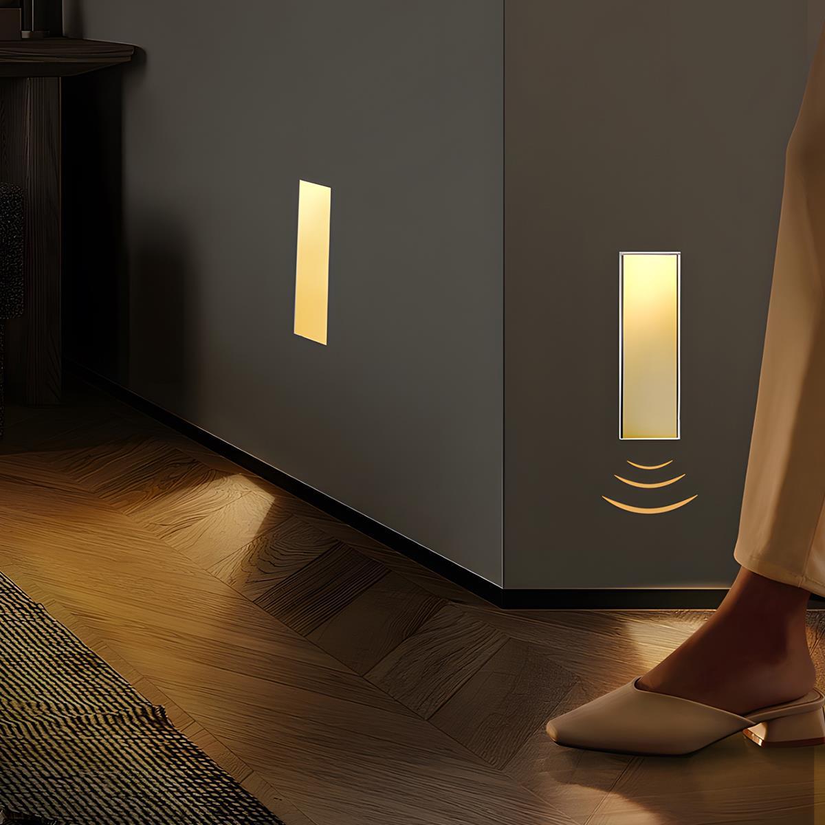 Aplique LED empotrable para escaleras Alpaso – vista principal