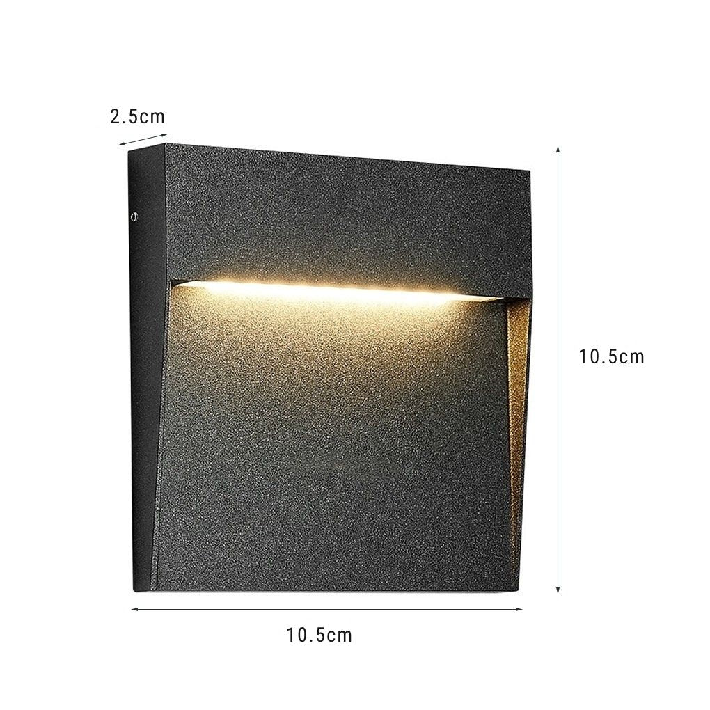 Aplique de pared exterior LED Mintaro – medidas