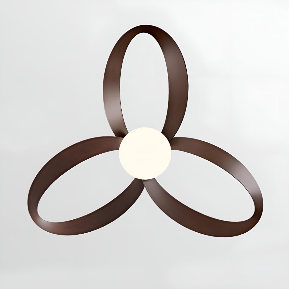 Ventilador de techo con luz Trazela en un salón minimalista – imagen 11