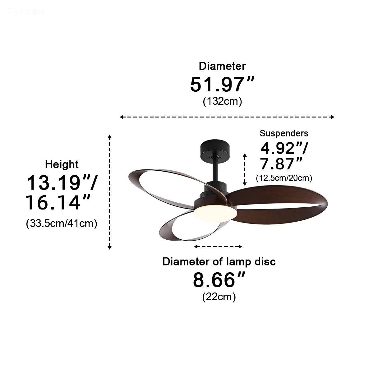 Ventilador de techo con luz Trazela en un salón minimalista – imagen 16