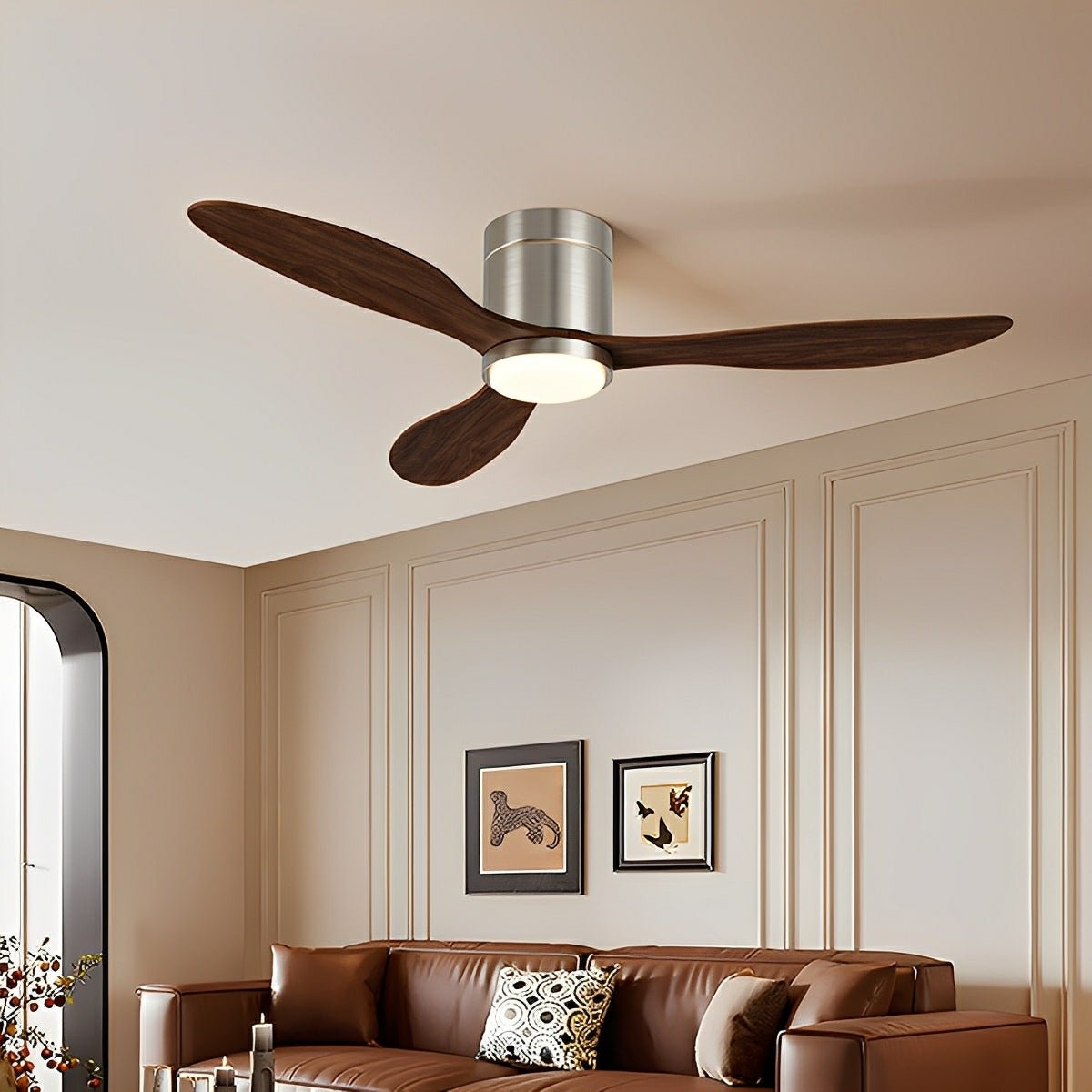 Ventilador de techo con luz Alira – vista principal