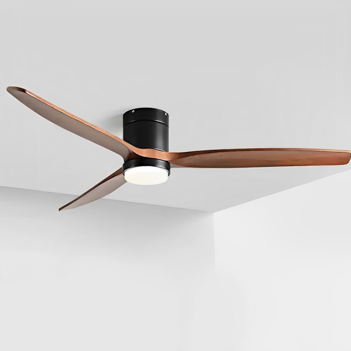 Ventilador de techo con luz Robledo en un salón nórdico – imagen 6