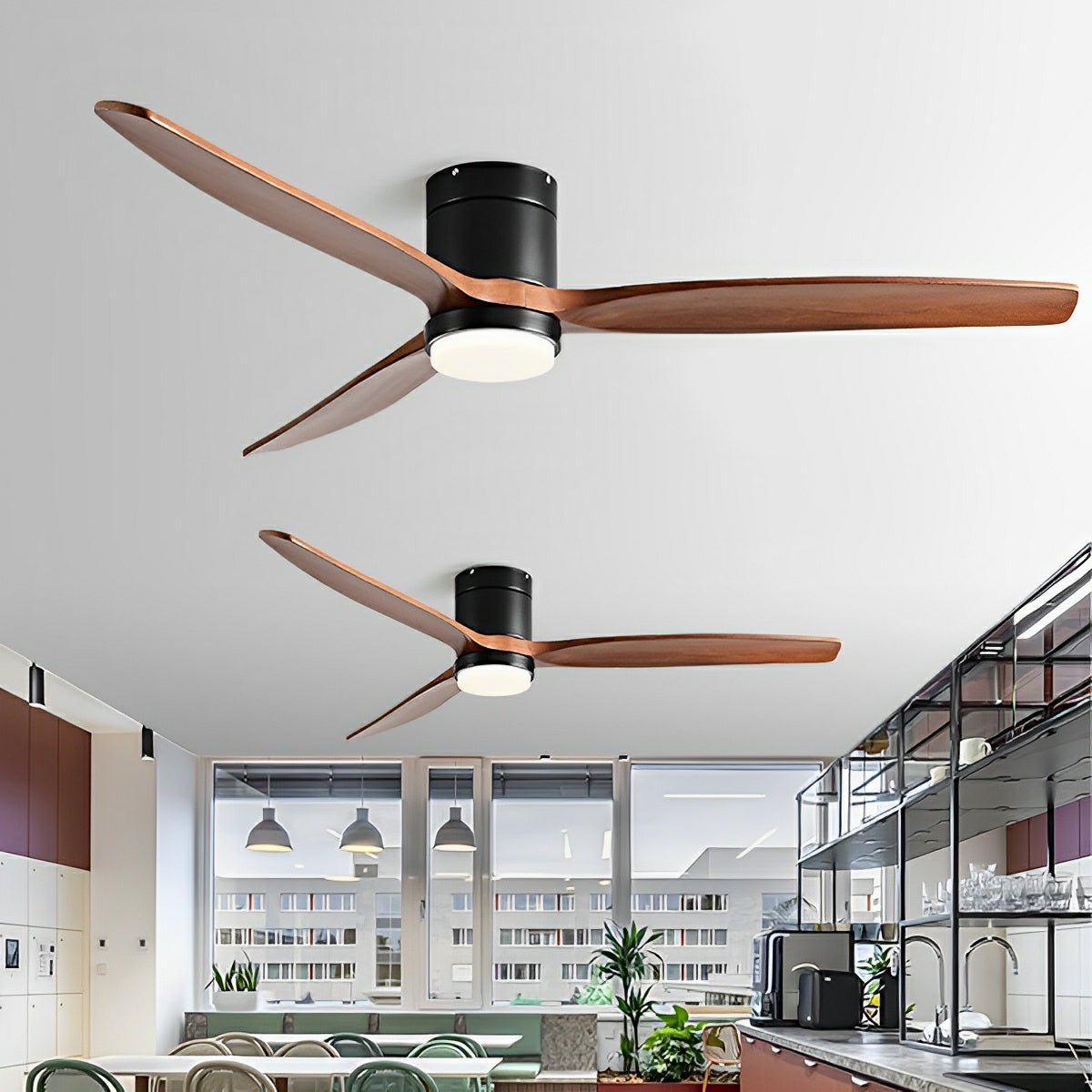 Ventilador de techo con luz Robledo – vista principal