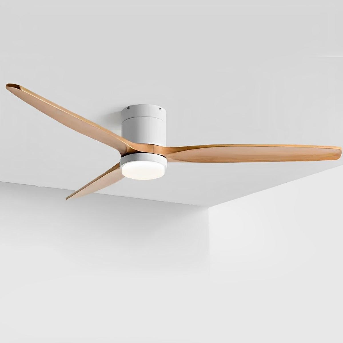 Ventilador de techo con luz Robledo en un salón nórdico – imagen 7