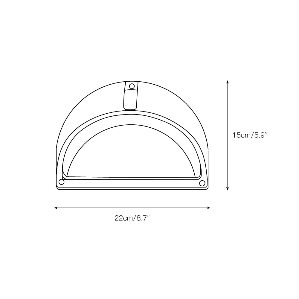 Aplique de pared exterior estilo marinero Molara en una fachada – imagen 35