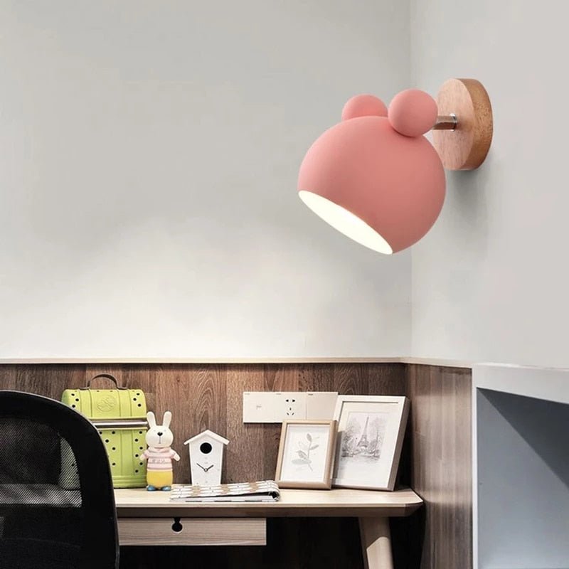 LuzZorro - Lámpara de Pared LED con Forma de Ratón