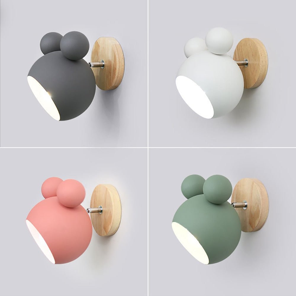 LuzZorro - Lámpara de Pared LED con Forma de Ratón