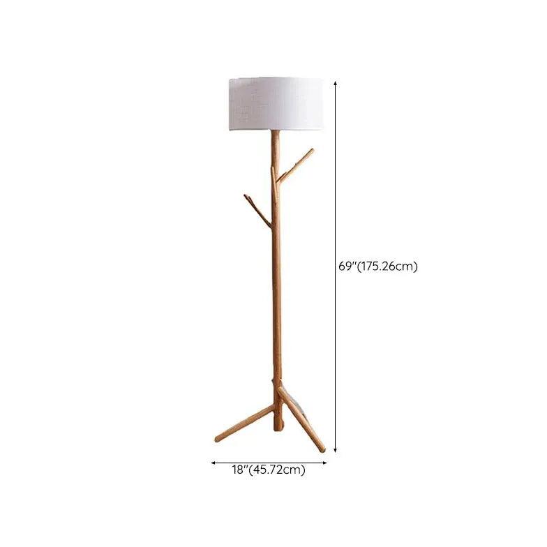 Lámpara de pie de madera Yedra – medidas de la lámpara