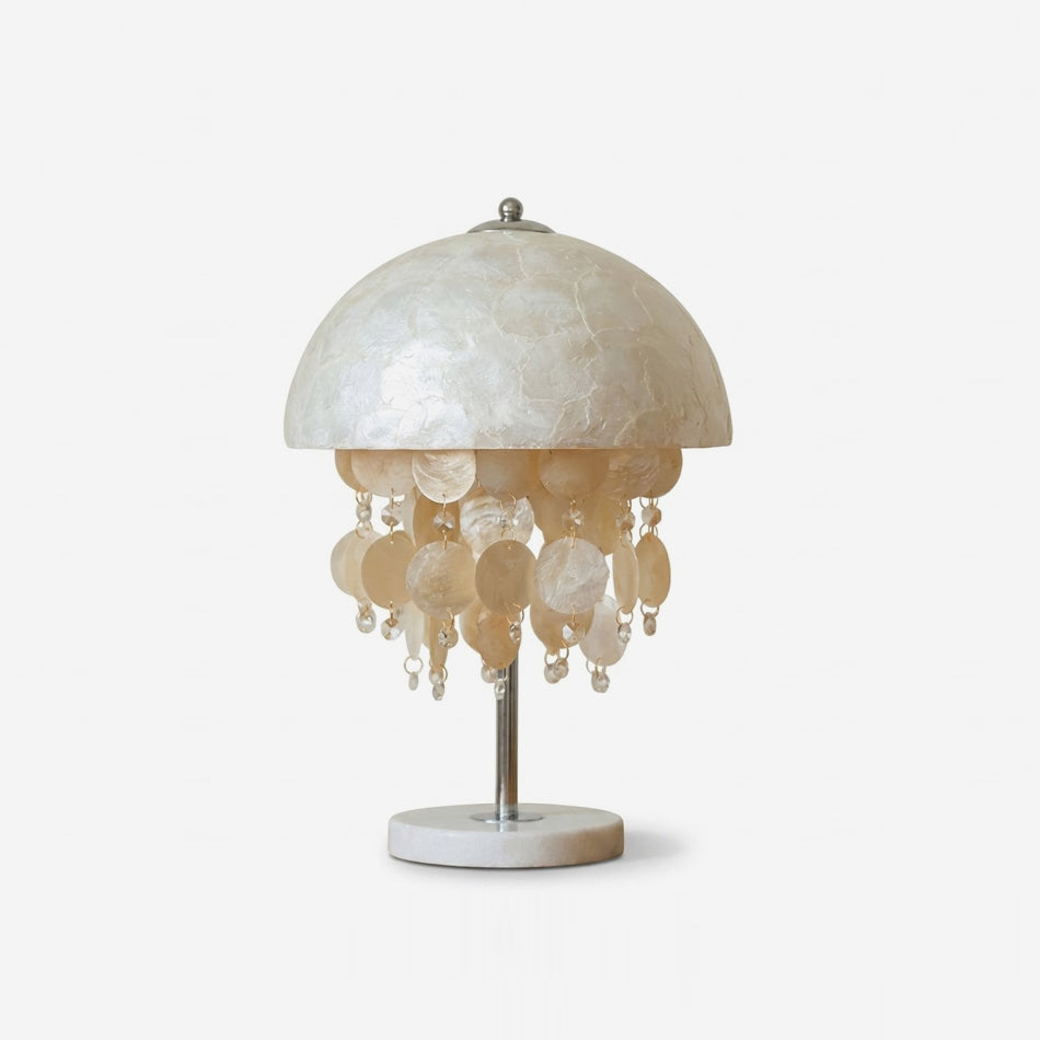 Lámpara de mesa boho de conchas Nacarela – vista principal