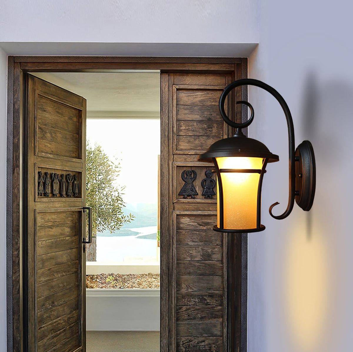 Aplique de pared exterior Naveda en una fachada – imagen 5