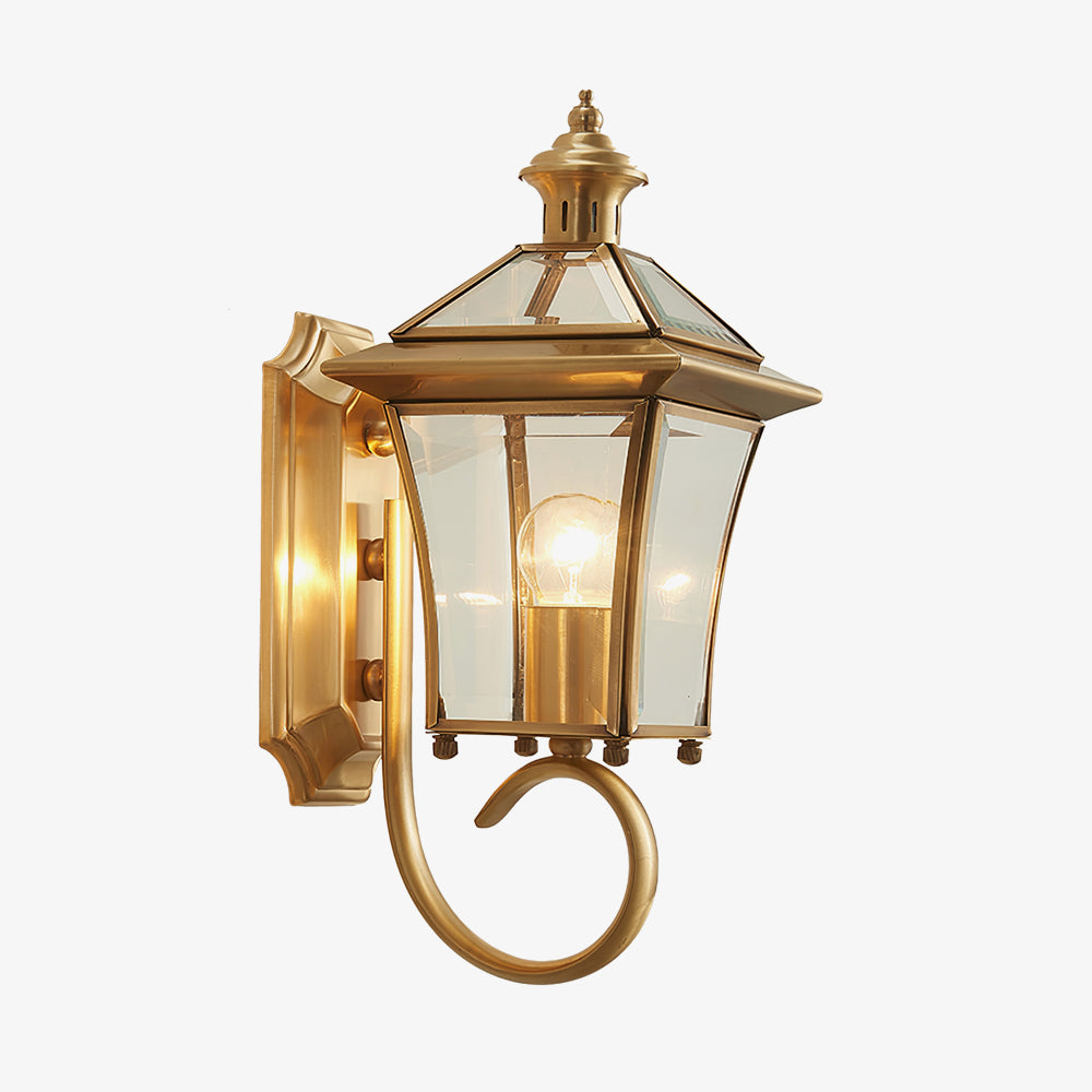 Farol de pared exterior Nurela en una fachada clásica – imagen 3