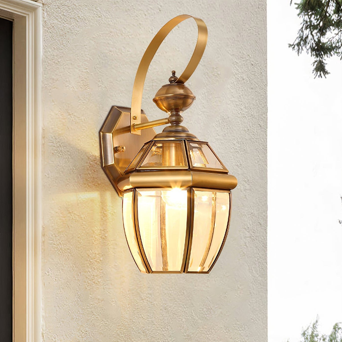 Farol de pared exterior Nurilla en la fachada de una casa – imagen 5