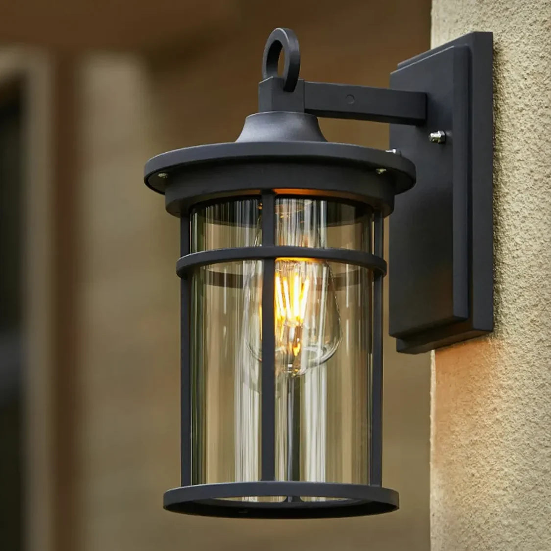 Farol de pared exterior Nyrena en la entrada de una casa – imagen 6