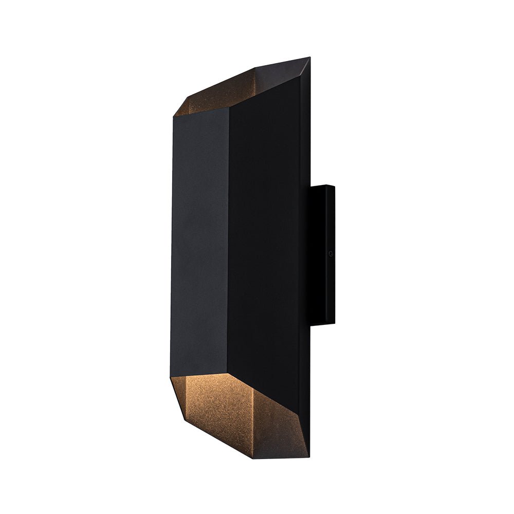 Aplique de pared exterior Obelis – vista en ángulo