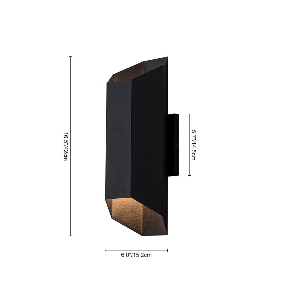 Aplique de pared exterior Obelis – medidas