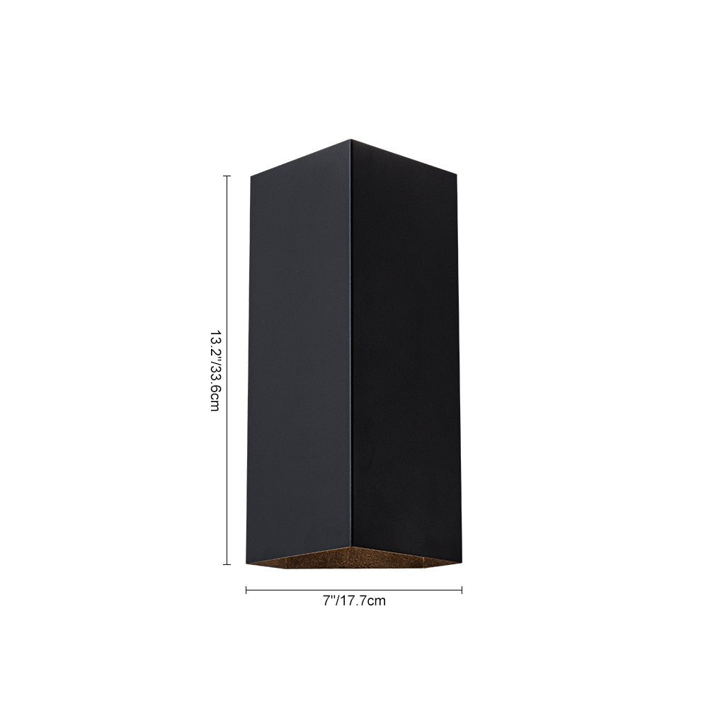 Aplique de pared exterior Obrima – medidas