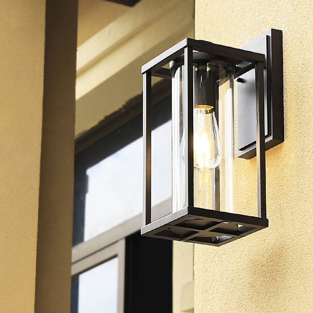 Farol de pared exterior Ofira en una fachada moderna – imagen 5