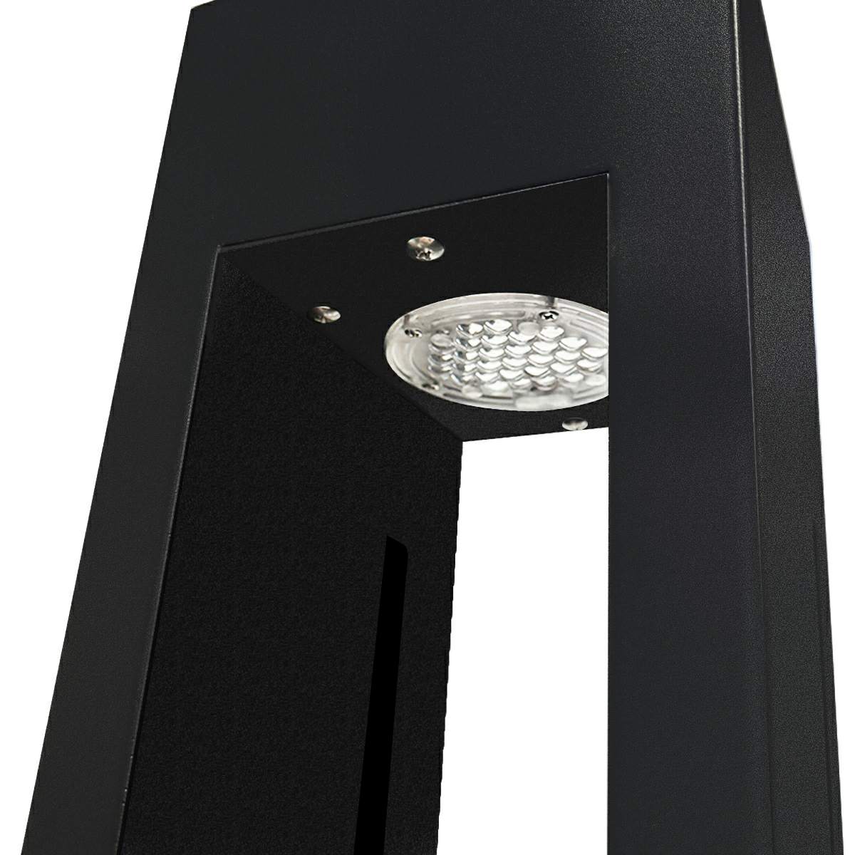 Columna LED de jardín Olmena – pareja de columnas en dos alturas